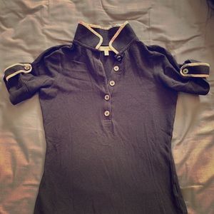XS Black Burberry Women’s Polo